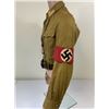 Image 7 : NAZI GERMANY SA STORM TROOPER BROWN SHIRT UNIFORM WITH BELT