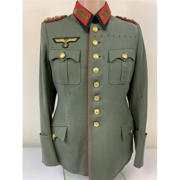 WWII GERMAN NAMED FAMOUS GENERAL OFFICER UNIFORM TUNIC - Werner Freiherr von Fritsch