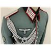 Image 3 : WWII GERMAN NAMED MOUNTAIN ARTILLERY TROOPS OFFICER DRESS UNIFORM TUNIC WAFFENROCK