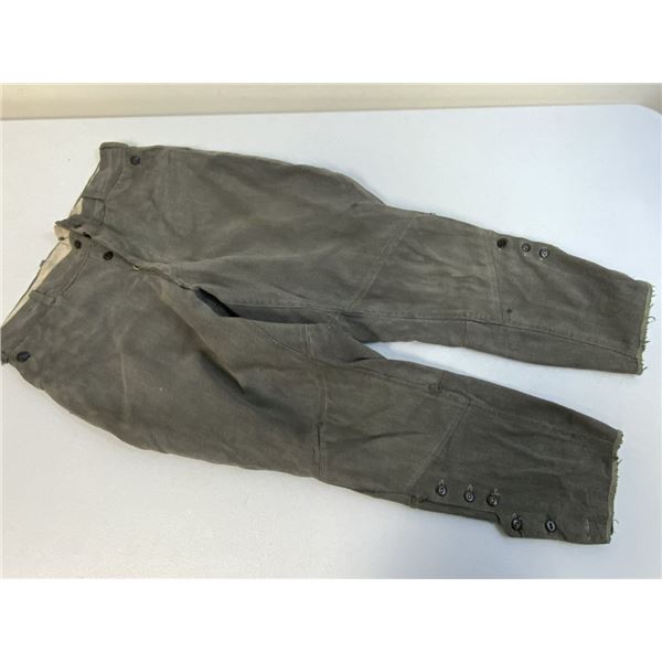 EARLY NAZI GERMAN MILITARY GRAY UNIFORM BRITCHES PANTS