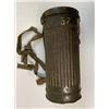 Image 1 : WWII GERMAN GAS MASK AND FILTER  WITH CANISTER