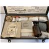 Image 7 : WWII GERMAN LUFTSCHUTZ MEDICAL FIRST AID SET IN METAL BOX