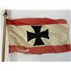 Image 7 : ANTIQUE GERMAN HANSA BREMEN STEAMSHIP COMPANY TABLETOP FLAG