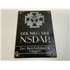 Image 3 : GERMANY THIRD REICH ENAMEL WALL SIGN NSADP PARTY