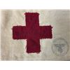 Image 1 : WWII GERMAN RED CROSS ORGANIZATION ARMBAND WITH INK STAMP