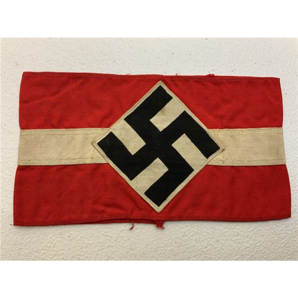 WWII GERMAN NAZI YOUTH ORGANIZATION HJ RED ARMBAND