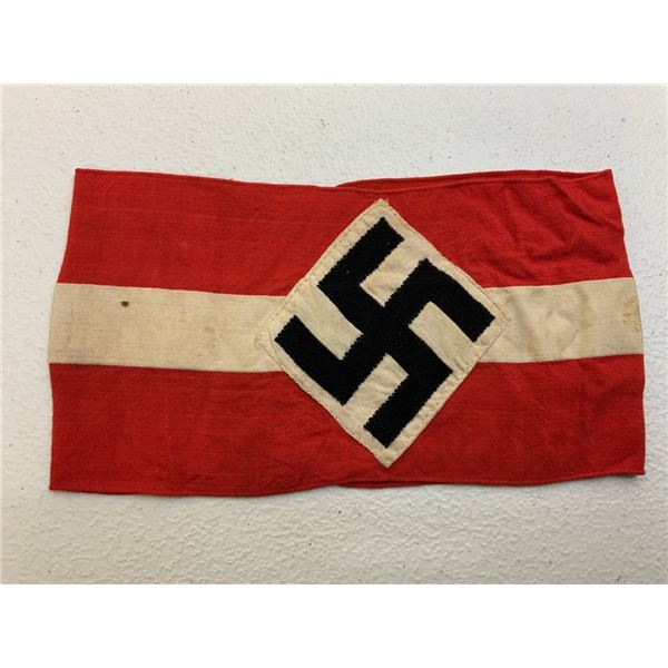 WWII GERMAN NAZI YOUTH ORGANIZATION HJ RED ARMBAND