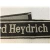 Image 3 : WWII GERMAN WAFFEN SS "REINHARD HEYDRICH" CUFFTITLE