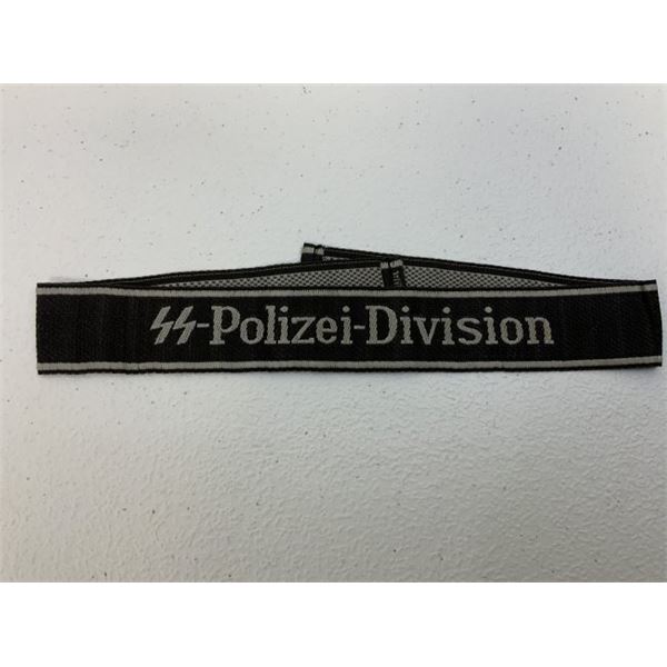 WWII GERMAN WAFFEN SS "SS-Polizei-Division" CUFFTITLE