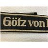 Image 2 : WWII GERMAN WAFFEN SS "Gotz Vor Berlichingen" OFFICER/NCO CUFFTITLE