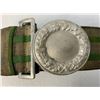 Image 1 : WWII GERMAN FORESTRY HUNTING OFFICER BROCADE BELT AND BUCKLE