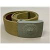 Image 10 : WWII GERMAN ARMY TROPICAL AFRIKA KORP WEB BELT & BUCKLE
