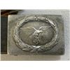 Image 9 : WWII GERMAN LUFTWAFFE LEATHER BELT WITH ALUMINUM BUCKLE