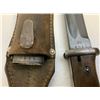 Image 11 : WWII GERMAN COMBAT K98 BAYONET MATCHING NUMBERS 43 asw WITH LEATHER FROG