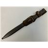 Image 13 : WWII GERMAN COMBAT K98 BAYONET MATCHING NUMBERS 43 asw WITH LEATHER FROG