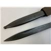 Image 7 : WWII GERMAN COMBAT K98 BAYONET MATCHING NUMBERS 43 asw WITH LEATHER FROG