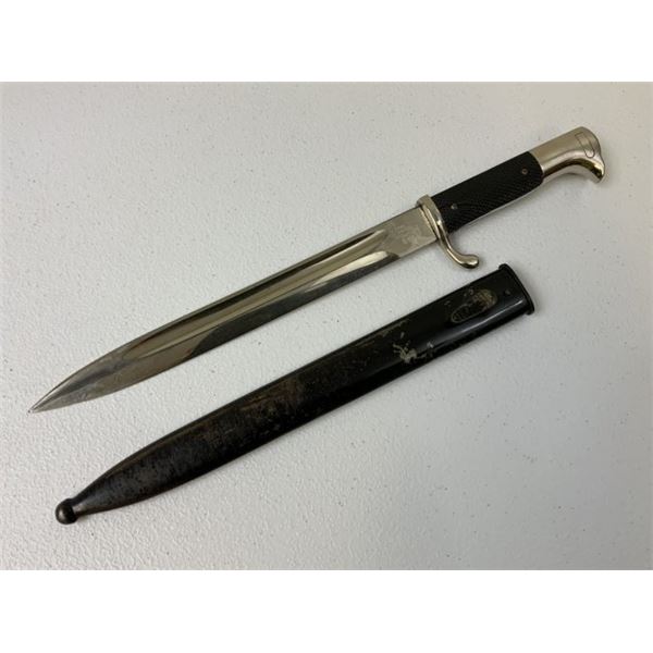 WWII GERMAN DRESS BAYONET BY EICKHORN SOLINGEN