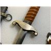 Image 8 : WWII GERMAN ARMY OFFICERS DRESS DAGGER  BY ALCOSO WITH OWNERS INITIALS