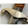Image 9 : WWII GERMAN ARMY OFFICERS DRESS DAGGER  BY ALCOSO WITH OWNERS INITIALS