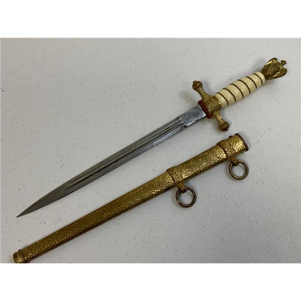 WWII GERMAN NAVY KRIEGSMARINE OFFICERS DAGGER WKC
