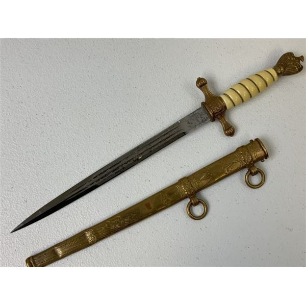 WWII GERMAN NAVY KRIEGSMARINE OFFICERS DAGGER EICKHORN