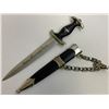 Image 7 : THIRD REICH GERMANY M36 CHAINED SS DAGGER