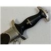 Image 11 : THIRD REICH GERMANY EARLY NUMBERED M33 BOKER SS DAGGER GROUND ROHM BLADE