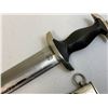 Image 5 : THIRD REICH GERMANY EARLY NUMBERED M33 BOKER SS DAGGER GROUND ROHM BLADE