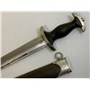 Image 9 : THIRD REICH GERMANY EARLY NUMBERED M33 BOKER SS DAGGER GROUND ROHM BLADE