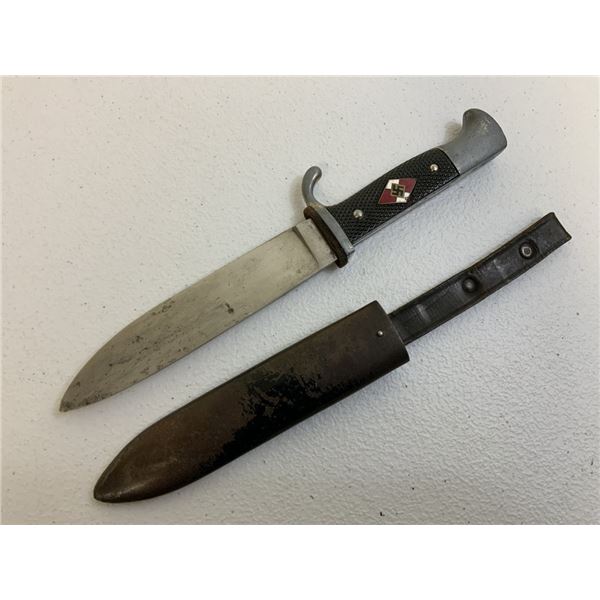 NAZI GERMANY HITLER YOUTH HJ KNIFE DAGGER RZM M7/13
