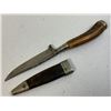 Image 3 : THIRD REICH GERMANY SMALL FIGTHING KNIFE BY ANTON WINGEN IN LEATHER SHEET
