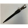 Image 8 : THIRD REICH GERMANY STAG GRIPS PARADE DRESS BAYONET WITH LEATHER FROG