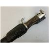 Image 9 : THIRD REICH GERMANY STAG GRIPS PARADE DRESS BAYONET WITH LEATHER FROG