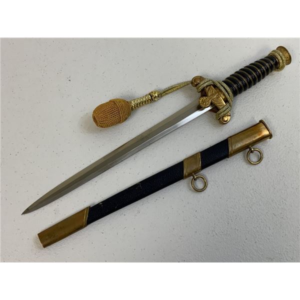 WWII GERMAN REICH WATER CUSTOMS OFFICIAL DAGGER