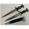 Image 1 : WWII GERMAN LOT OF 2 SS  REENACTMENT DAGGERS