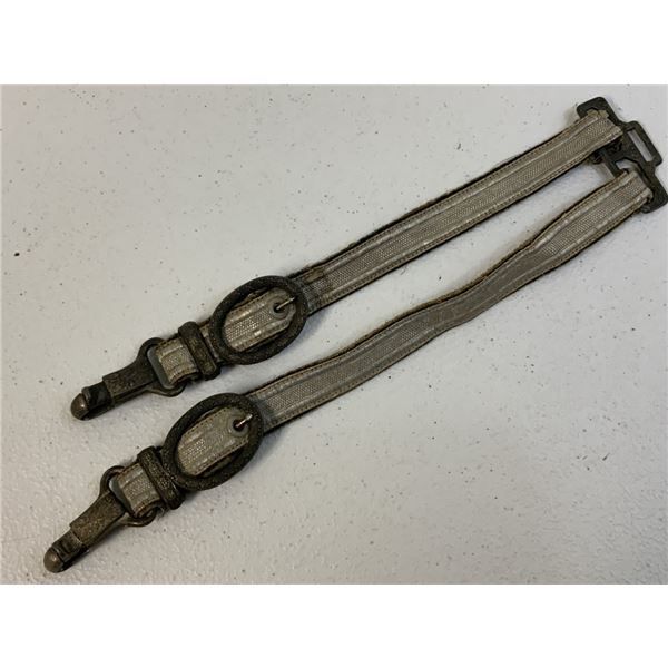 WWII GERMAN ARMY OFFICER DAGGER HANGERS DELUXE SET