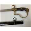 Image 3 : WWII GERMAN OFFICERS LION HEAD SWORD WITH RED RUBY EYES