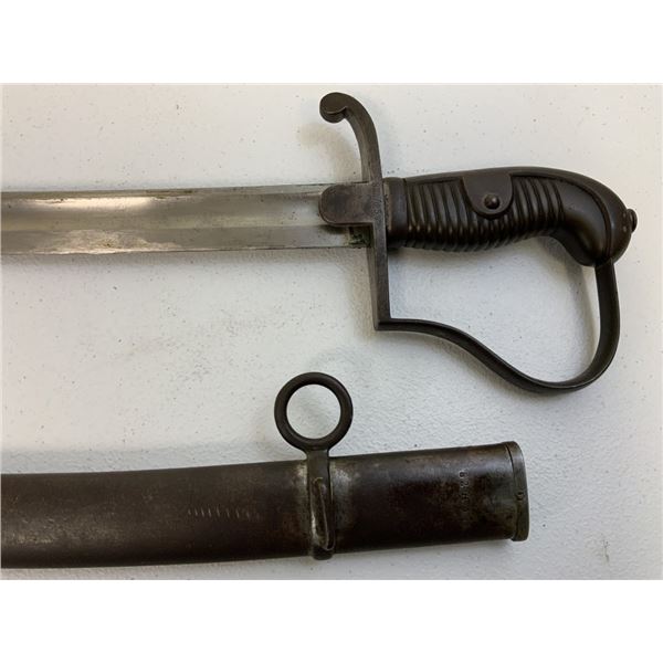 IMPERIAL GERMANY 1873 ARTILLERY SWORD REGIMENTAL STAMPED