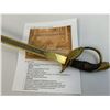 Image 2 : IMPERIAL GERMANY DAMASCUS AND GOLD  BLADE GENERAL PRESENTATION SWORD NAMED AND RESEARCHED
