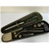 Image 17 : ANTIQUE 19th CENTURY VAMPIRE SLAYING KIT HOUSED IN WOODEN VIOLIN CASE