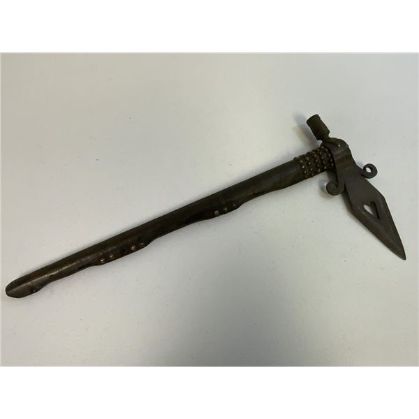 NATIVE AMERICAN SIOUX STYLE INDIAN PIPE AXE TOMAHAWK