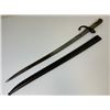 Image 3 : ANTIQUE FRENCH CHASSEPOT MODEL 1866 YATAGHAN SWORD BAYONET MATCHING NUMBERS