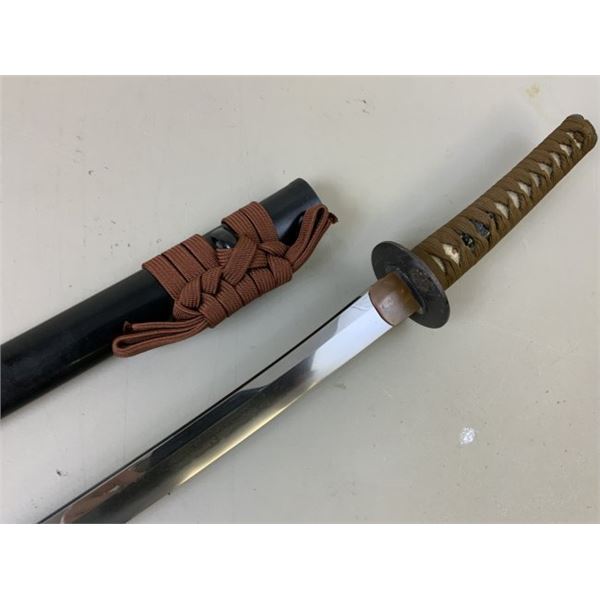 ANTIQUE OLD JAPANESE WAKIZASHI SAMURAI SWORD SIGNED