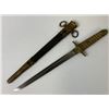 Image 3 : WWII JAPANESE IMPERIAL NAVY OFFICER DAGGER WITH SCABBARD