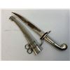 Image 4 : VINTAGE EASTERN STYLE CHROME PLATED DAGGER