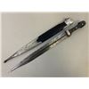Image 5 : ANTIQUE RUSSIAN COSSACK CAUCASIAN KINJAL DAGGER 84 SILVER DECORATED