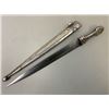 Image 6 : ANTIQUE IMPERIAL RUSSIAN COSSACK CAUCASIAN 84 SILVER KINJAL DAGGER