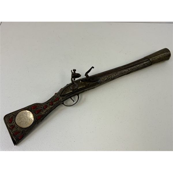 BEAUTIFUL IMPORTANT OTTOMAN MADE FLINTLOCK GUN WITH IMPERIAL RUSSIAN EAGLE