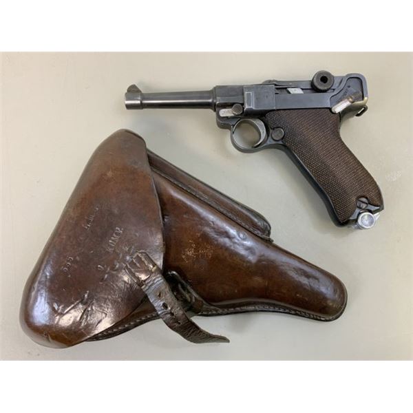 GERMAN WEIMAR POLICE SIMPSON P08 LUGER PISTOL - RARE MATCHING MAGAZINE AND HOLSTER