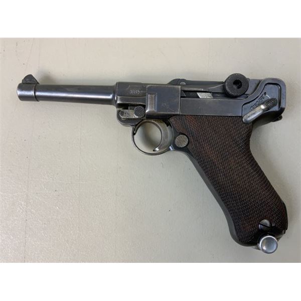 WWII NAZI GERMAN P08 LUGER G DATE PISTOL 9MM